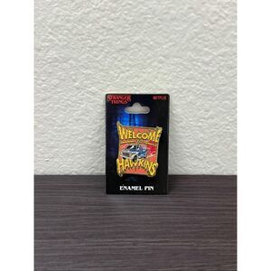 Stranger Things Welcome To Hawkins Van Enamel Pin